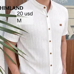 Camisa Blanca cuello chino
