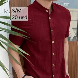 Camisa Rojo Vino