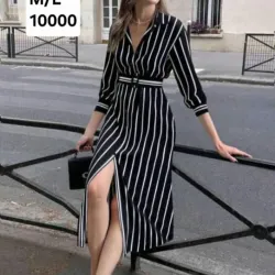 Camisero negro a rayas