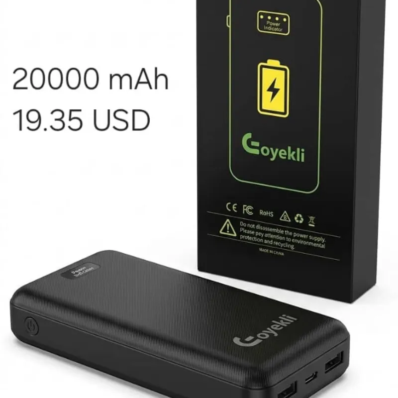 Cargador Portátil 20000mAh