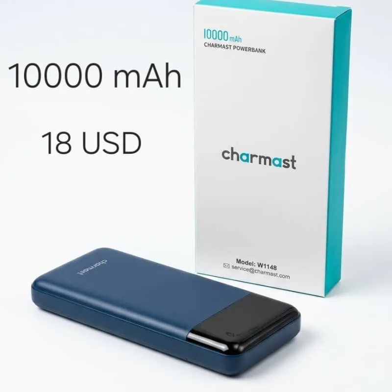 Cargador portátil azul 10000