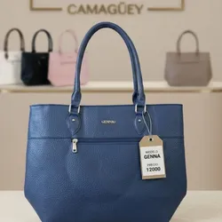 Cartera grande Azul