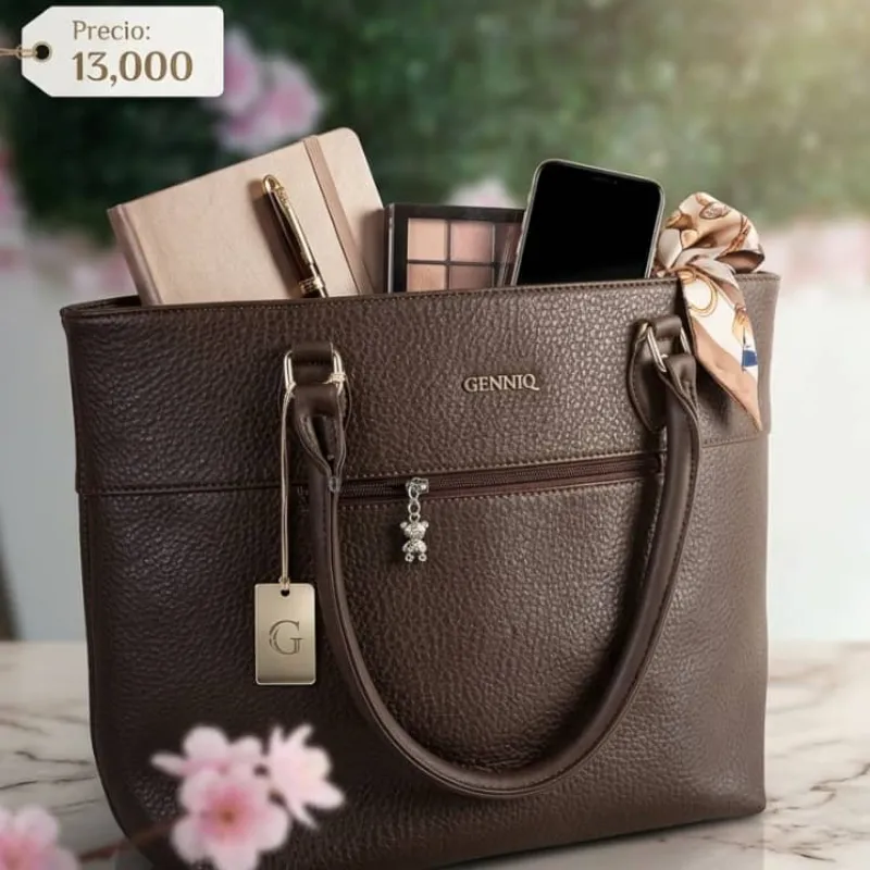 Cartera grande carmelita