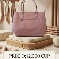 Cartera grande Rosa