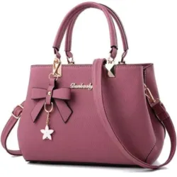 Cartera mediana rosa