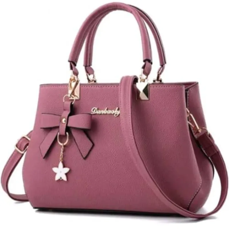 Cartera mediana rosa
