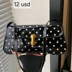 Cartera Negra de bolas