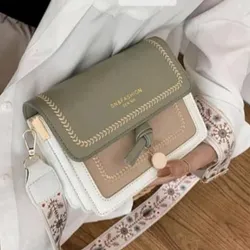 Cartera Verde y Blanca