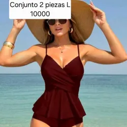 Comjunto dos piezas Rojo