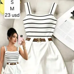Conjunto a rayas