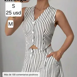 Conjunto a rayas ByN