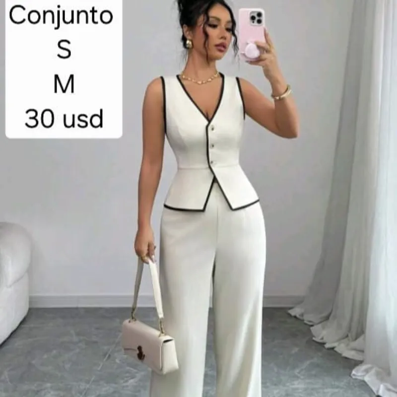 Conjunto Blanco elegante