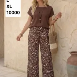 Conjunto café de pantaloneta