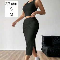 Conjunto falda Negro
