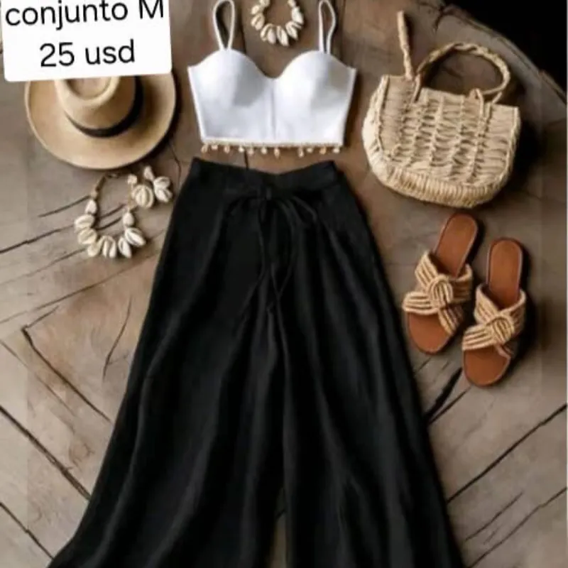 Conjunto negro y blanco