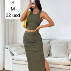 Conjunto verde olivo