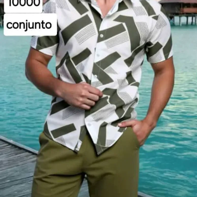 Conjunto verde para hombre 