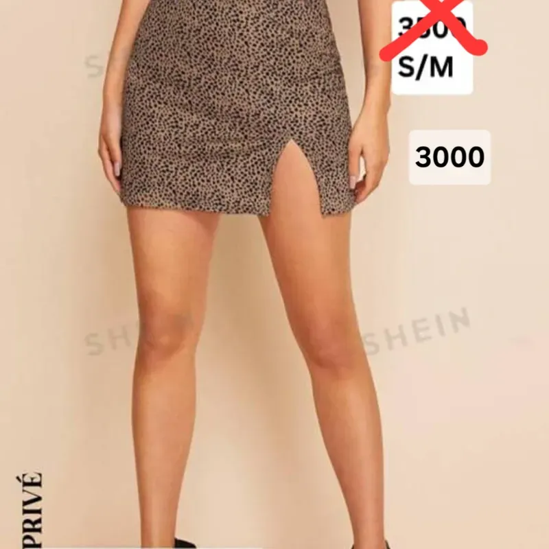 Falda leopardo 