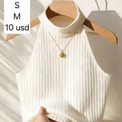 Halter top Blanco