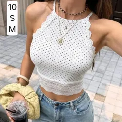 Halter top con puntos