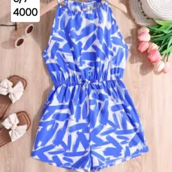 Monito azul para niña