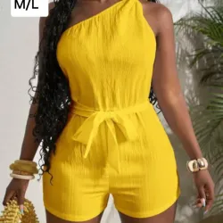 Mono amarillo de un hombro 