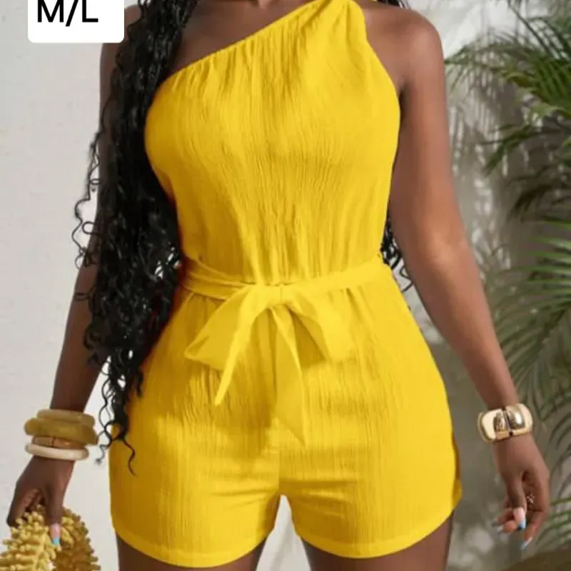 Mono amarillo de un hombro 