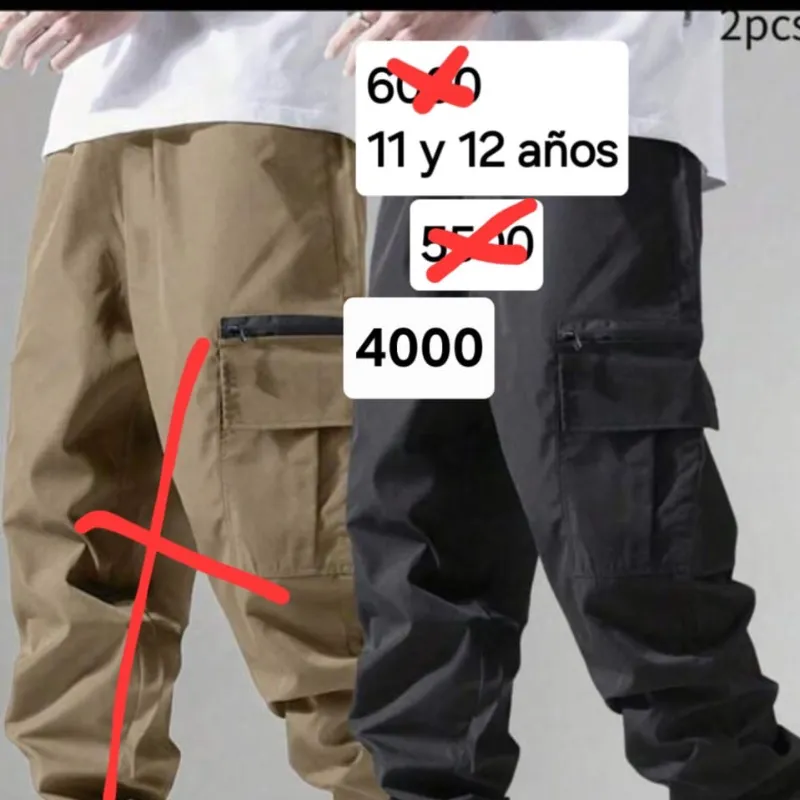 Pantalón ancho niño