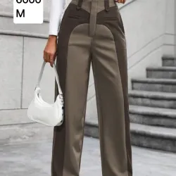 Pantalon de vestir de 2 tonos