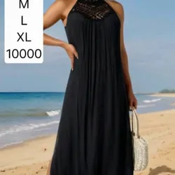 Pareo Negro vestido largo