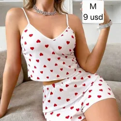 Pijama con corazones
