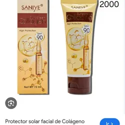 Protector solar con colágeno