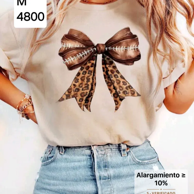 Pulover beige con lazos