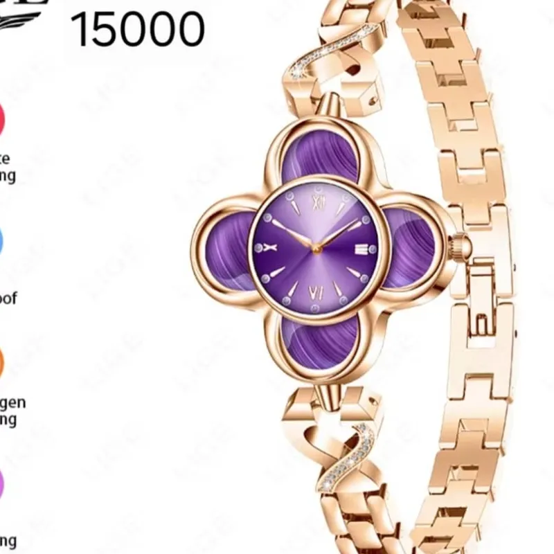 Reloj de flor