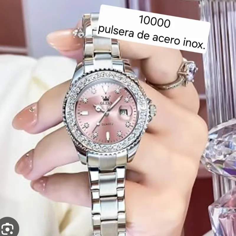 Reloj plateado