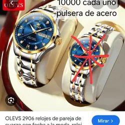 Reloj pulsera acero