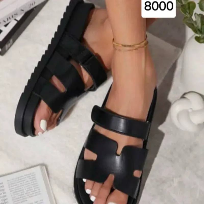 Sandalias Hermes negras