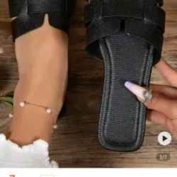 Sandalias negras