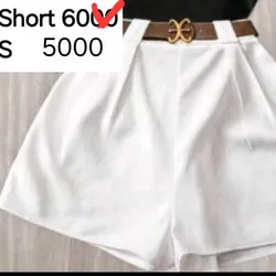 Short Blanco