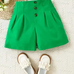 Short verde para niña