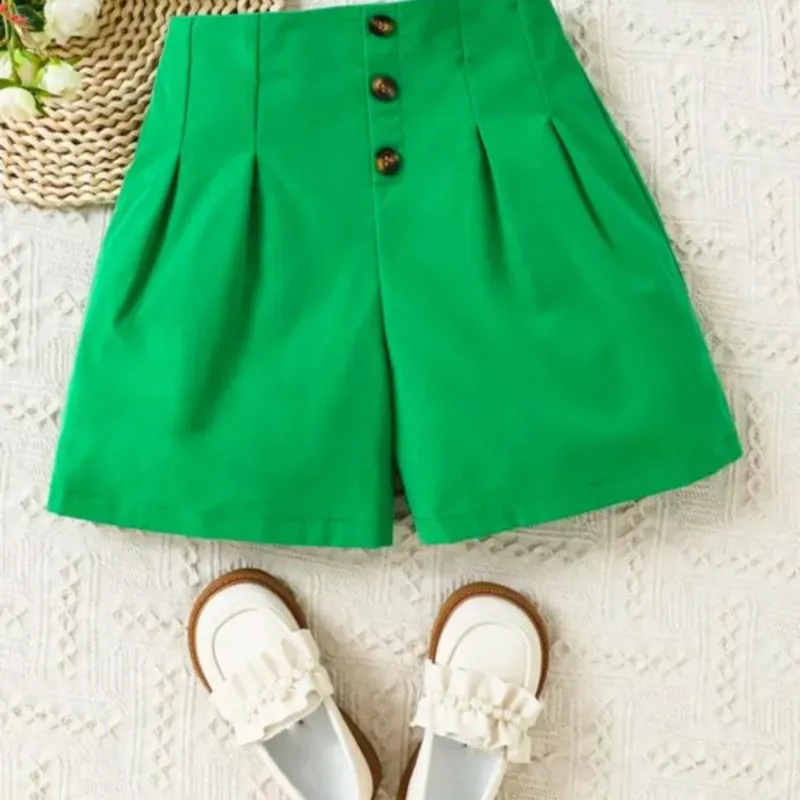 Short verde para niña
