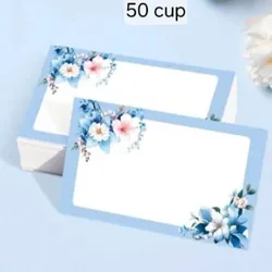 Tarjeta borde azul