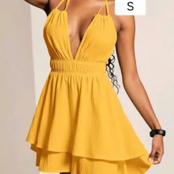 Vestido Amarillo corto