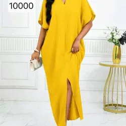 Vestido amarillo largo