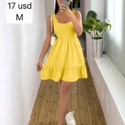 Vestido amarillo verano