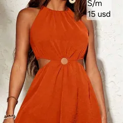 Vestido Anaranjado corto