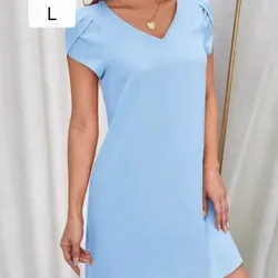 Vestido azul corto