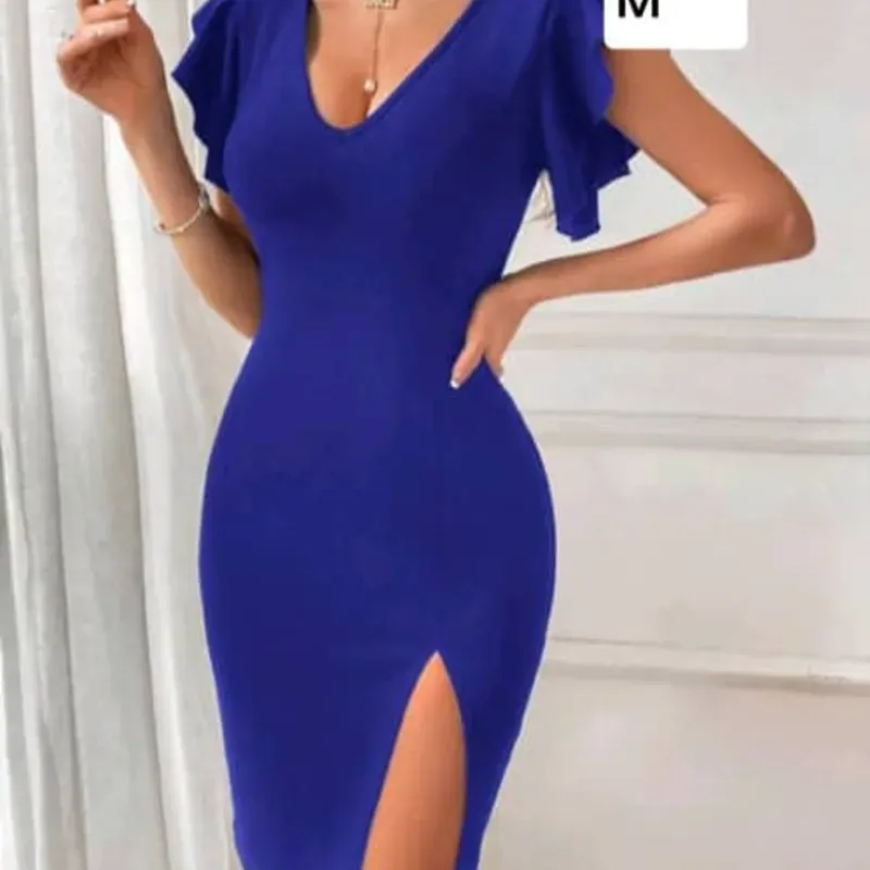 Vestido azul elegante 
