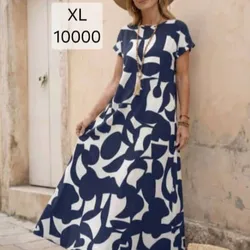 Vestido Azul marino largo