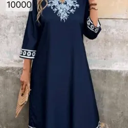 Vestido azul oscuro